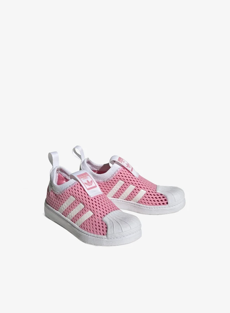 Adidas Originals BLIPNK/FTWWHT/BLIPNK SUPERSTAR 360 C Pink Originals Kids Shoes  | Best Price UAE