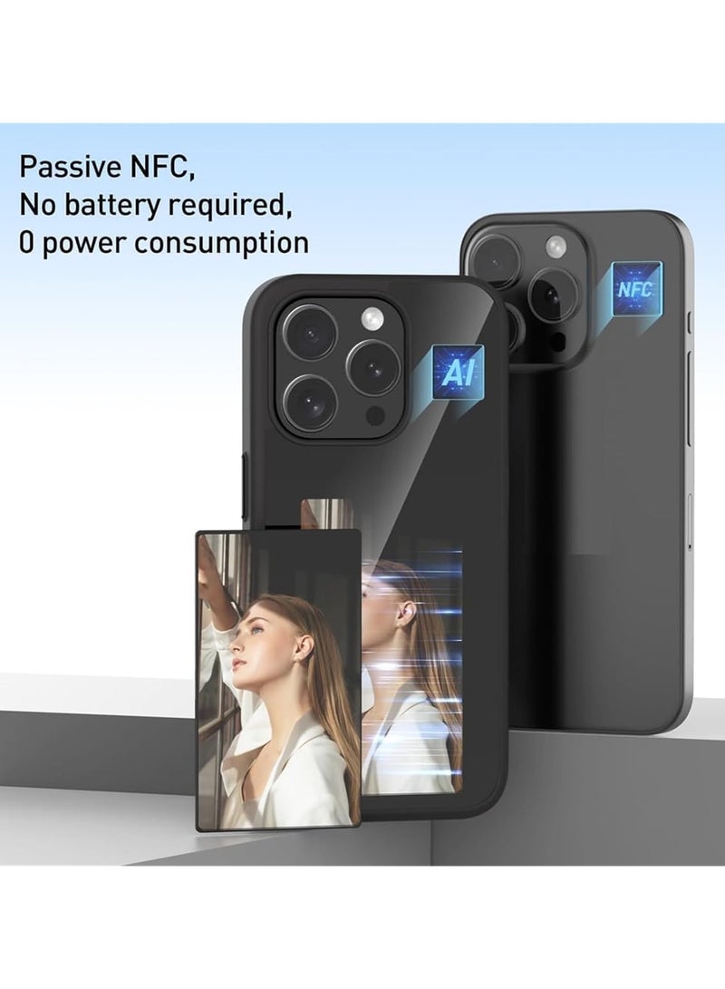 BINZAYED Smart NFC Phone Case E-ink, Black - Image 2