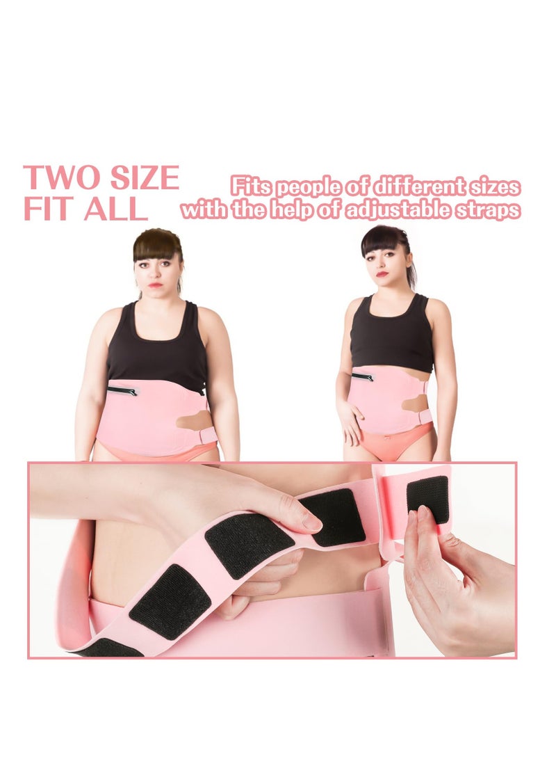 SYOSI ترقية حزمة زيت الخروع 2 قطعة حزمة زيت الخروع بحجم كبير مجموعة عضوية قابلة لإعادة الاستخدام زيت الخروع المعصور على البارد غير المكرر حزم ضغط لعملية تطهير الكبد حزام مرن قابل للتعديل للخصر والرقبة - Image 3