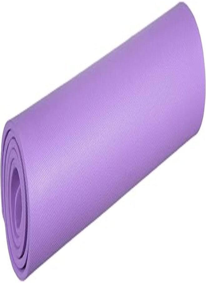Spurt SPURT Yoga Mat with Black Carrying Bag Size 183x61cm Thicknes 8MM Purple 