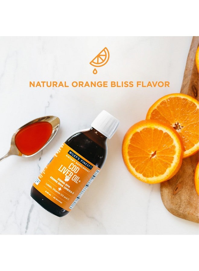 Wiley's Finest زيت كبد السمك من وايلي - مكمل زيت السمك بنكهة البرتقال أوميغا-3 - 765 ملغ أوميغا-3 - 8.45 أونصة (50 حصة) - Image 5