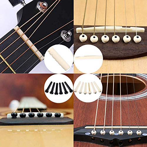 NERECNDENS 66PCS Guitar Accessories Kit, Acoustic Changing Tool, Including Guitar Acoustic Strings, Picks, Capo, String Winder&Cutter, Tuner, Bones, for Players and Beginners - Image 5