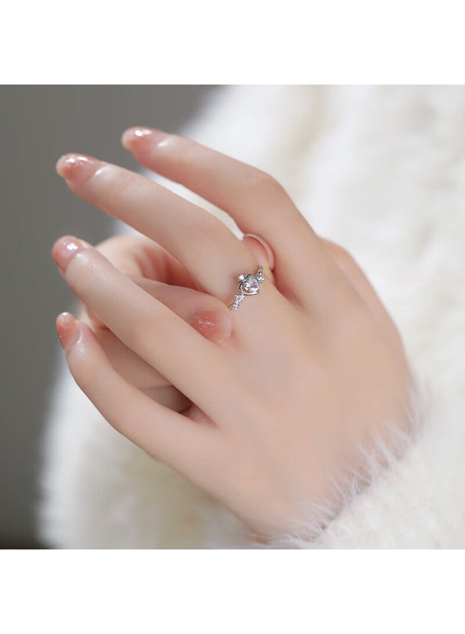 Manhe S925 Silver Men's Ring, Single Band Ring, Birthday And Valentine's Day Gift For Boyfriend Or Husband - Image 5