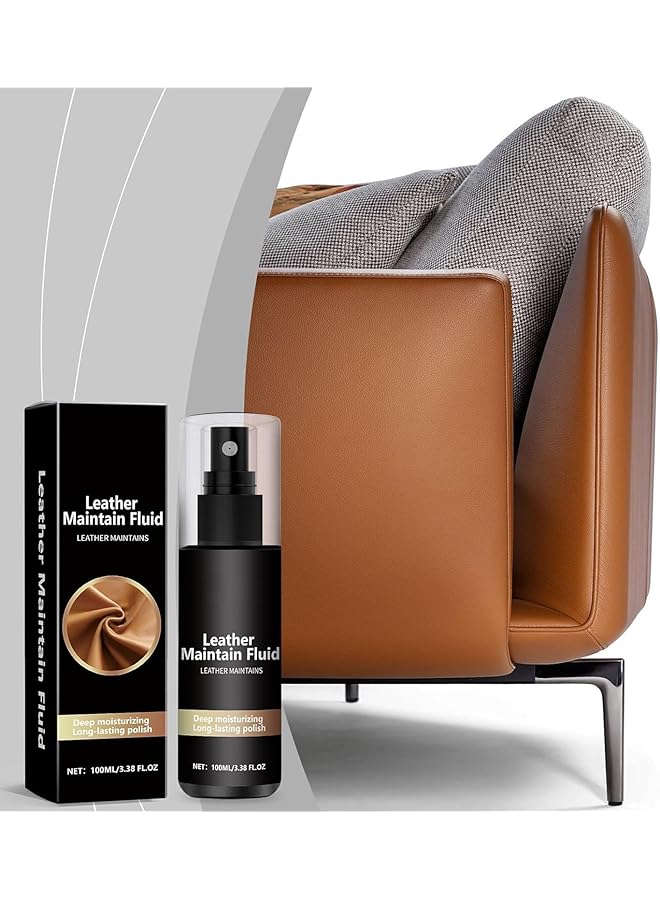 KASTWAVE Leather Maintenance Fluid, Deep Moisturizing Long-Lasting Polish For Leather Care, Protection Against Dryness Pollution Leather Protectant, Polishing Care, Brightening, Cleaning(100Ml) - Image 4