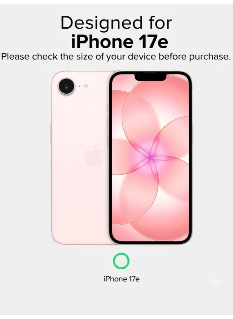 Gulf Trend iPhone 17e Soft Liquid Silicone Case for 6.1 Inch, Premium Microfiber Lining, Shockproof Anti-Scratch Protective Cover, Slim Flexible Lightweight Design, Raised Camera & Screen Protection, Anti-Fingerprint, Non-Slip Comfortable Grip, Precise Cutouts for Easy Access - Image 2