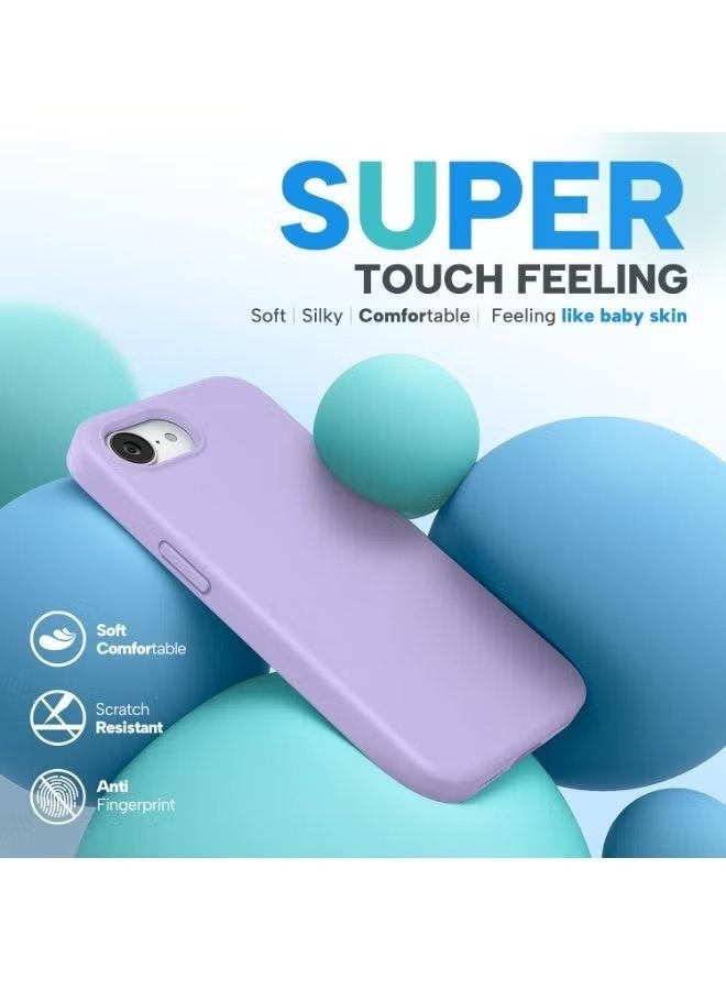 Gulf Trend iPhone 17e Soft Liquid Silicone Case for 6.1 Inch, Premium Microfiber Lining, Shockproof Anti-Scratch Protective Cover, Slim Flexible Lightweight Design, Raised Camera & Screen Protection, Anti-Fingerprint, Non-Slip Comfortable Grip, Precise Cutouts for Easy Access - Image 4