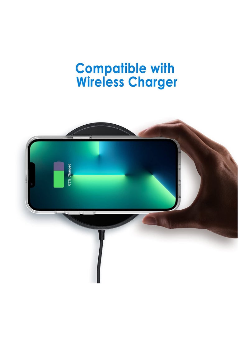 جي تيك جراب لهاتف iPhone 13 Pro 6.1 بوصة غير أصفر مقاوم للصدمات وغطاء ممتص للصدمات مضاد للخدش شفاف - Image 4