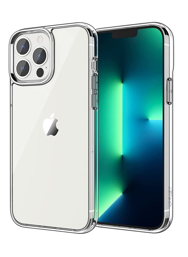 جي تيك جراب لهاتف iPhone 13 Pro 6.1 بوصة غير أصفر مقاوم للصدمات وغطاء ممتص للصدمات مضاد للخدش شفاف - Image 1