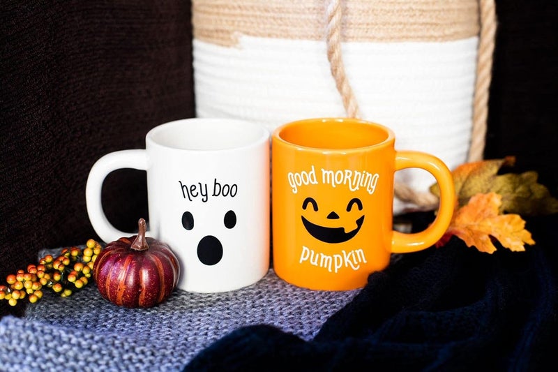 Pearhead Happy Fall Yall Mug Autumn Coffee Mug Home Deor Accessories Orange 15oz Fall Kitchen Decorations Holiday Tea or Coffee Mug - Image 2