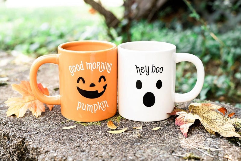 Pearhead Happy Fall Yall Mug Autumn Coffee Mug Home Deor Accessories Orange 15oz Fall Kitchen Decorations Holiday Tea or Coffee Mug - Image 3