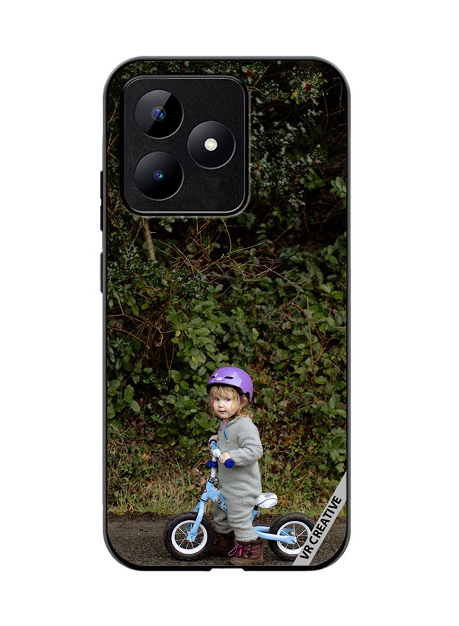 VR CREATIVE Protective Case Cover For Realme C53 Bicycle Baby Design Multicolour - Image 1