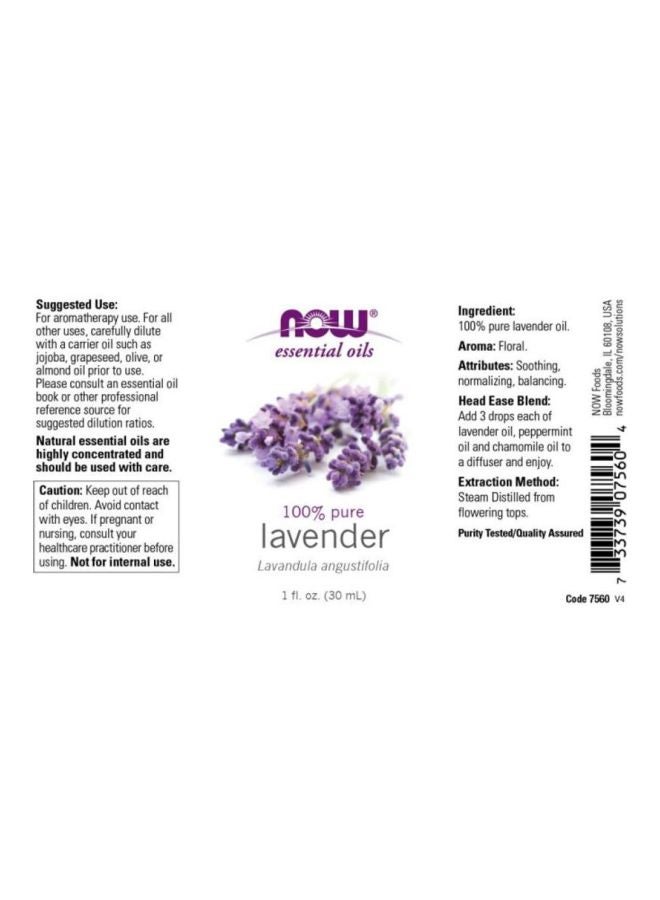Now Foods Lavender Essential Oil 59ml - Image 3