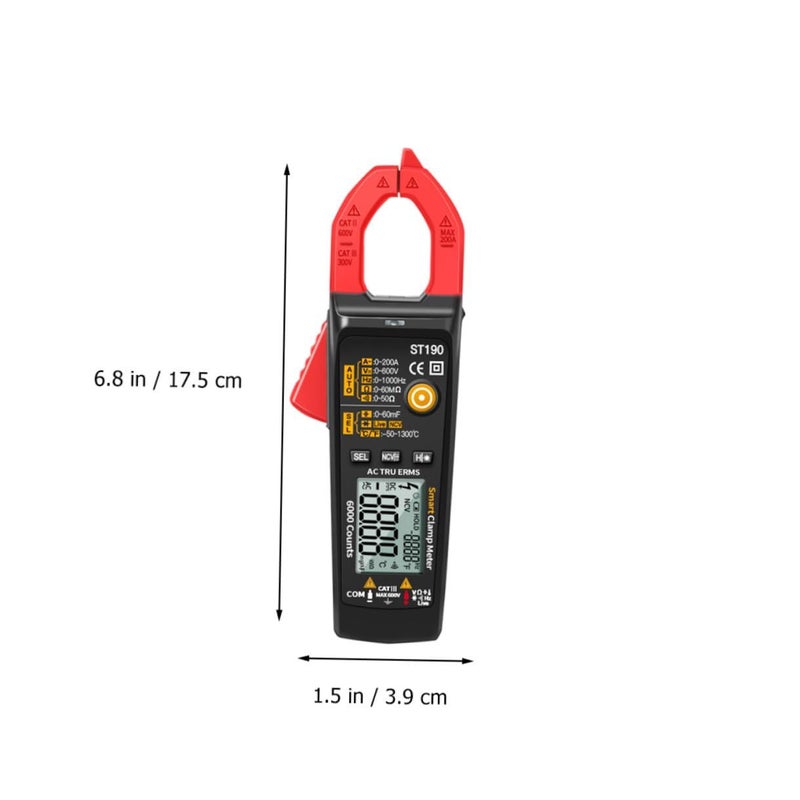 Clamp Multimeter Portable Tester With Flashlight For Electrical Projects - Image 3