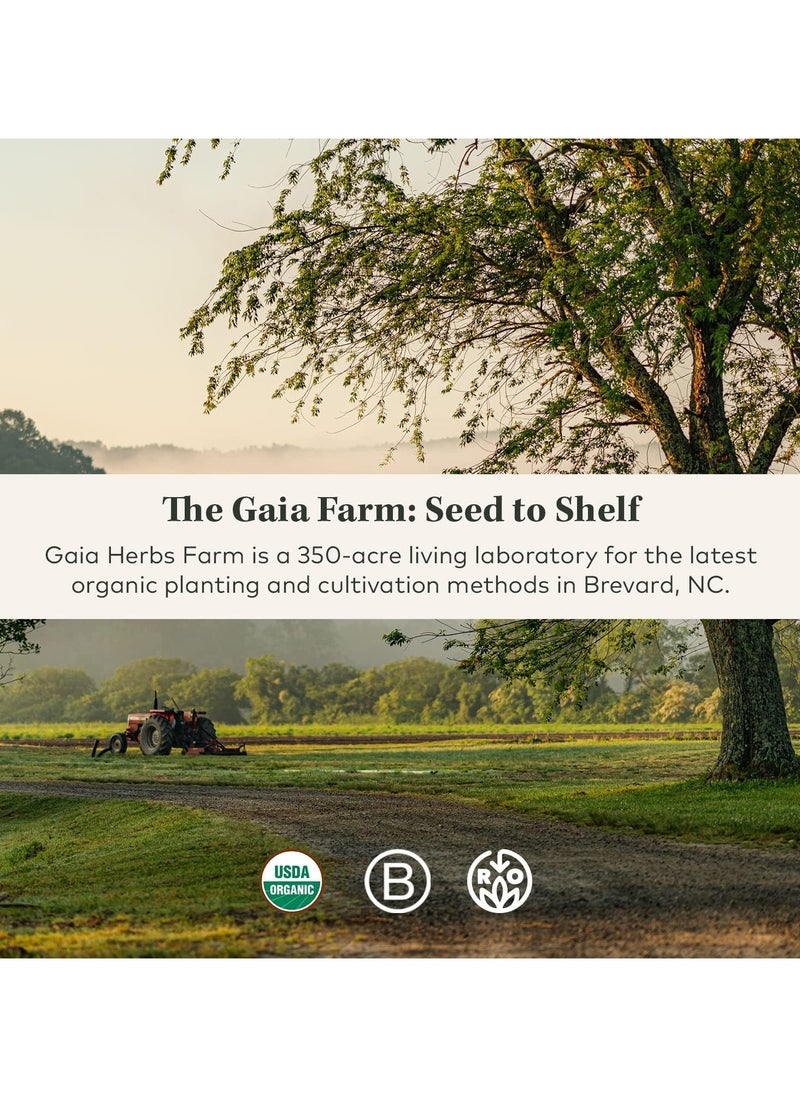 Gaia Herbs - Adrenal Health Daily Support - Support for the Stressed and Overworked - Concentrated Formula, Full Spectrum, Supercritical Extract - 60 Vegan Liquid Phyto-Caps Herbal Supplement - Image 1