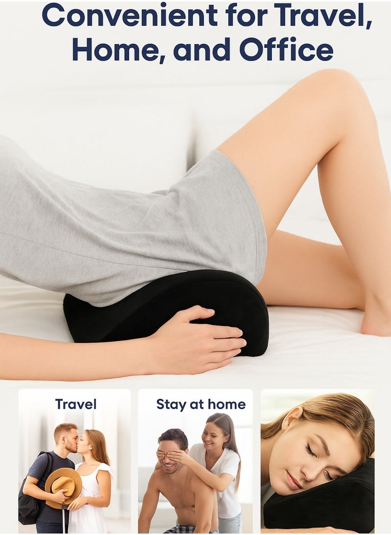 F.A.M.S Leg Positioner Inflatable Pillow with Handles – Portable Wedge Support for Legs, Hips & Back – Includes Storage Bag & Manual Pump  - Image 2