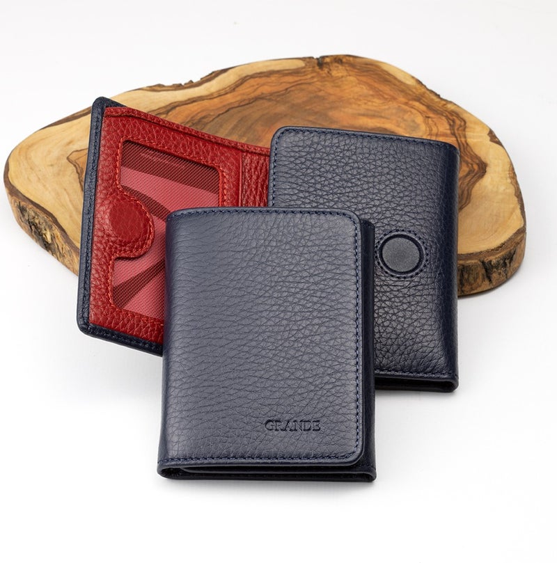 Grande 1414 Genuine Leather Magnetic Men's Wallet  - Image 1