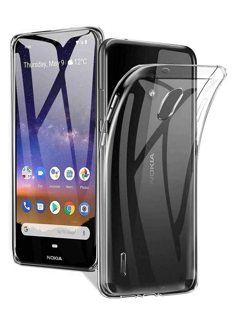 For Nokia C1 Case Cover Silicone Soft TPU - Clear 
