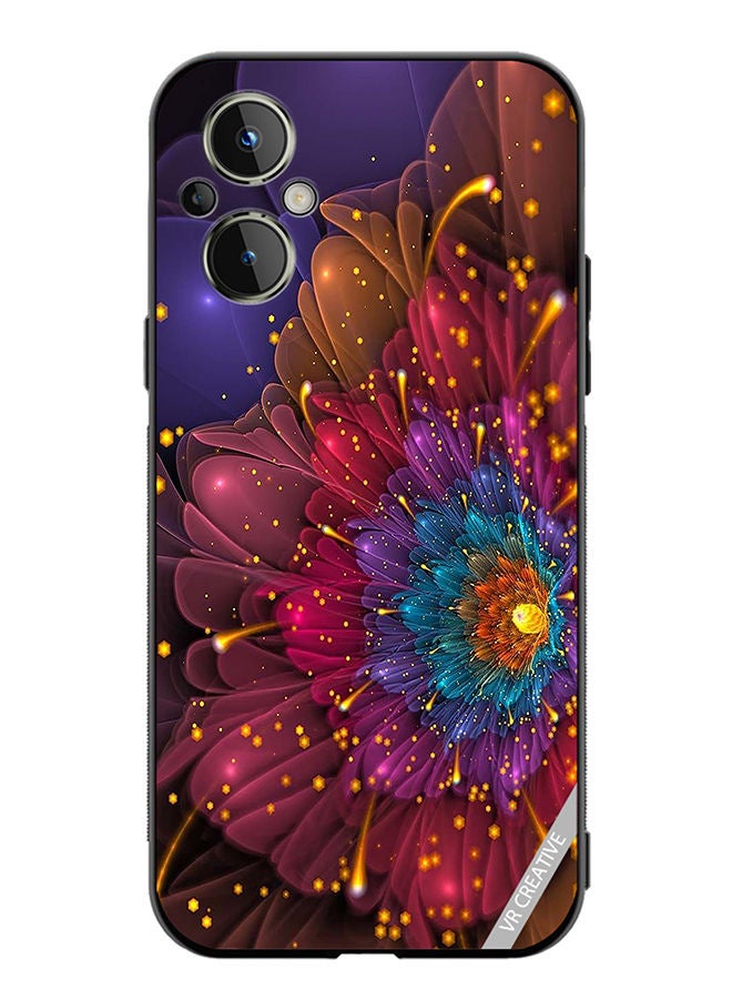 VR CREATIVE Protective Case Cover For OnePlus Nord N20 5G Flower Design Multicolour - Image 1