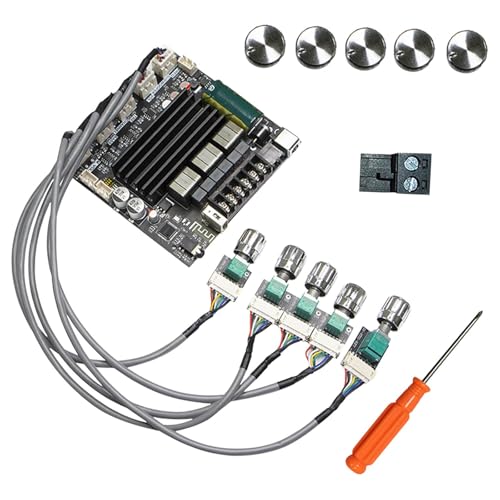 MERISHOPP Digital Amplifier Board DIY Sturdy Compact 100W -2+200W Amp Board 2.1 Channel|Consumer Electronics | Tv Video & Home Audio | Tv Video & Audio Parts | Amplifier Parts & Components - Image 1