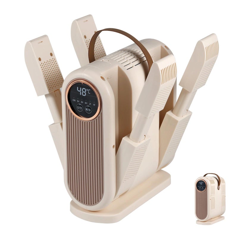 Kaaeiccr Boot and Shoe Dryer Portable Handheld Dryer for Sneakers Gloves and Socks Fast Drying Adjustable Timer Energy Saving Can Add Rose Salt to Help Reduce Odor - Image 2