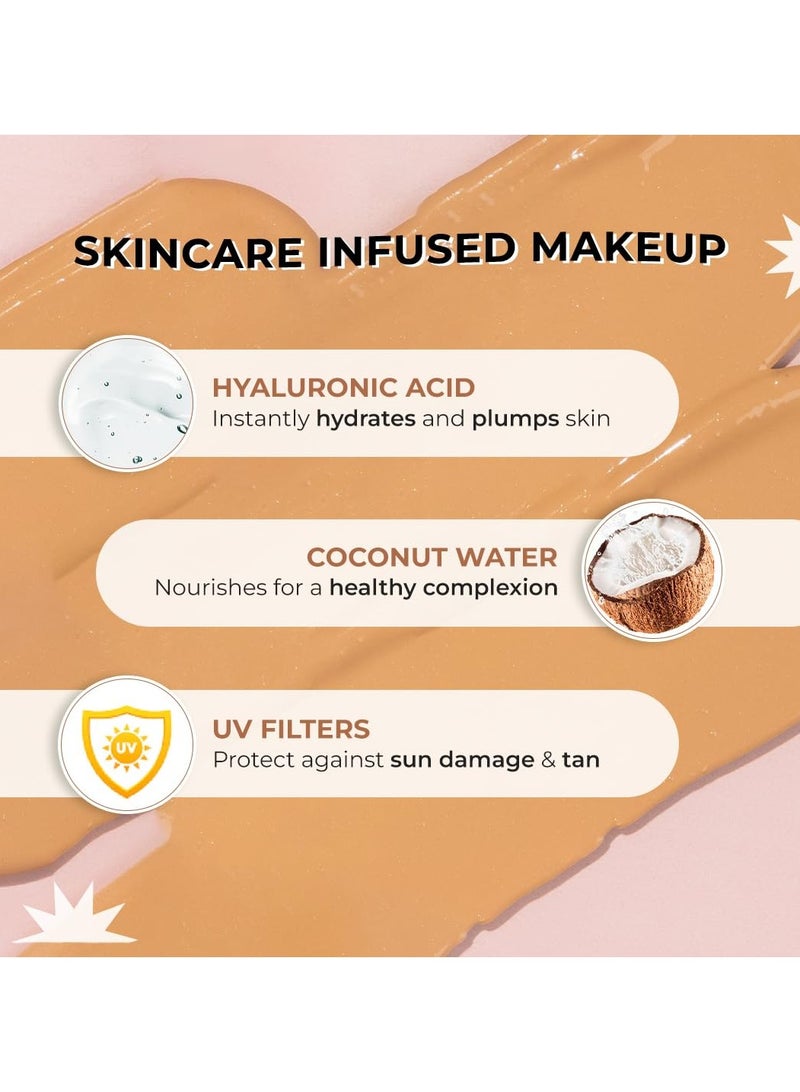  مودي ديرما سوثي سوثي مويستشر ماغنيت كريم سي سي ملون بعامل حماية من الشمس 30 - (ظل عميق) | يعمل كبرايمر ومرطب وملون للبشرة وواقي من الشمس | توهج مكياج خفيف | لجميع أنواع البشرة، 30 مل - Image 4