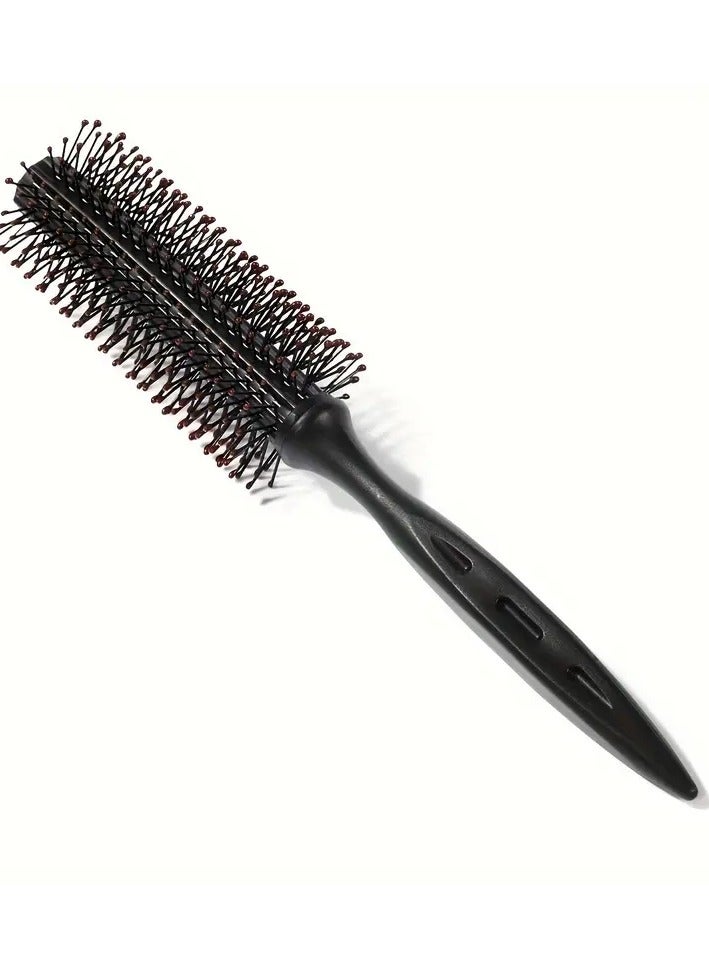 Rozino 1pc Round Hair Comb, Heat-resistant Anti Static Hairdressing Comb, Natural Styling Hair Brush For Blow-drying - Image 4