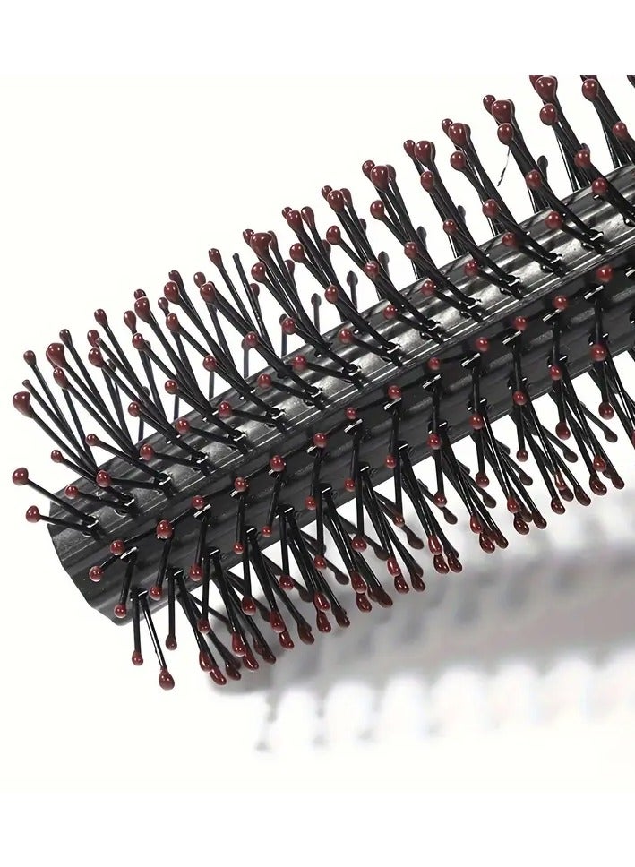 Rozino 1pc Round Hair Comb, Heat-resistant Anti Static Hairdressing Comb, Natural Styling Hair Brush For Blow-drying - Image 2