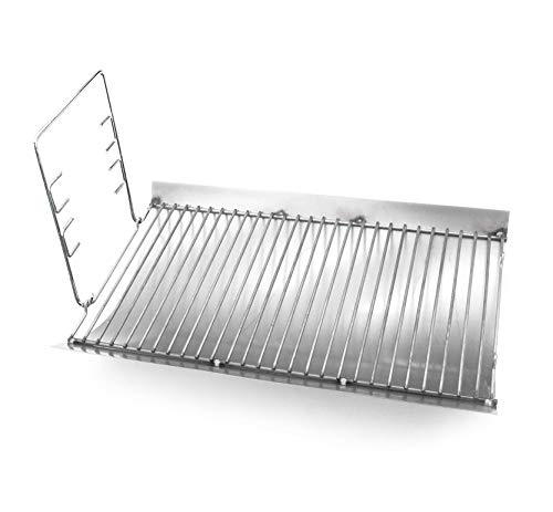 Votenli P0350H (1-Pack) 27 inches Steel Ash Pan with Wire Grate for Chargriller Charcoal Grill 1224, 1324, 2121, 2222, 2727, 2828, 2929, Chargriller 200048,Charbroil 1730205 (27 x 13 1/4) - Image 3