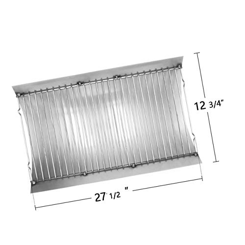 Votenli P0350H (1-Pack) 27 inches Steel Ash Pan with Wire Grate for Chargriller Charcoal Grill 1224, 1324, 2121, 2222, 2727, 2828, 2929, Chargriller 200048,Charbroil 1730205 (27 x 13 1/4) - Image 2