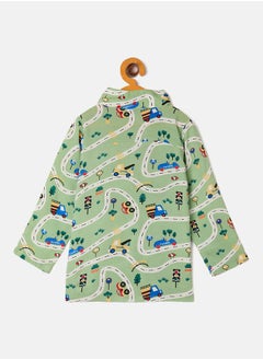 Stylo Bug Traffic Buzz Graphic Print Shirt & Pyjama Set by Styli  - Image 3