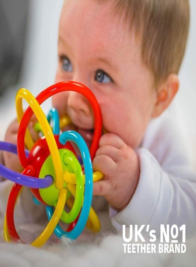 Mummy Please Teething Rattle Toy, BPA Free, Silicone Loops with Rattling Sound, Multicoloured (Loopi Toy 1 Pc) - Image 5