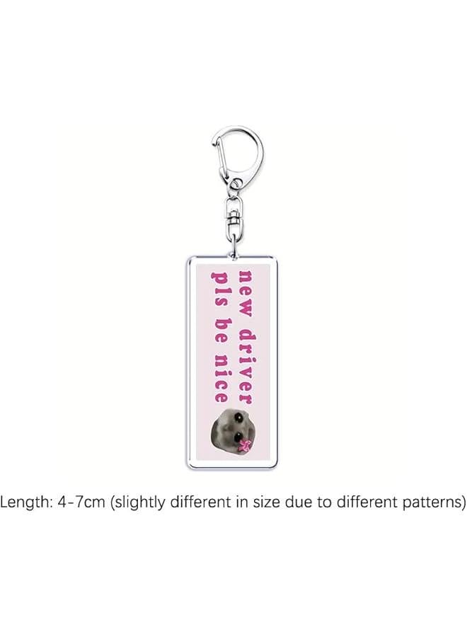 Laughing Hamster Pendant Key Chain, Unique Bag Accessories for Fans, Humorous Key Ring Jewelry Gifts  - Image 4