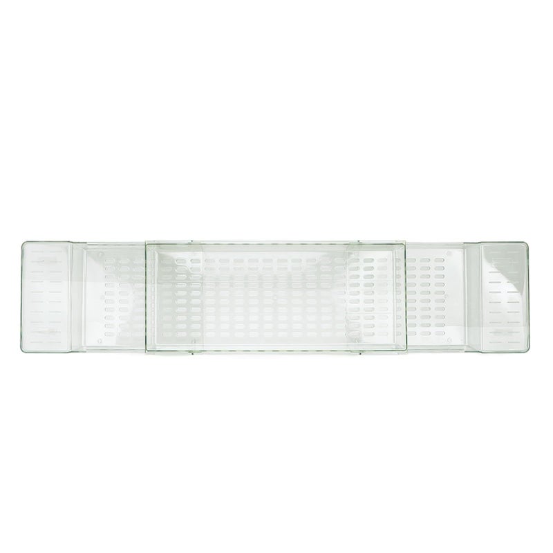 Translucent Green Adjustable Expandable Bathtub Tray Table PET Bathroom Relaxation - Image 5