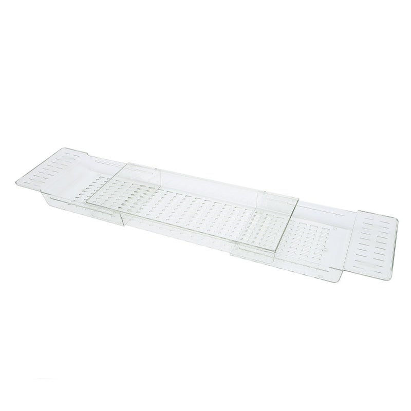 Translucent Green Adjustable Expandable Bathtub Tray Table PET Bathroom Relaxation - Image 4
