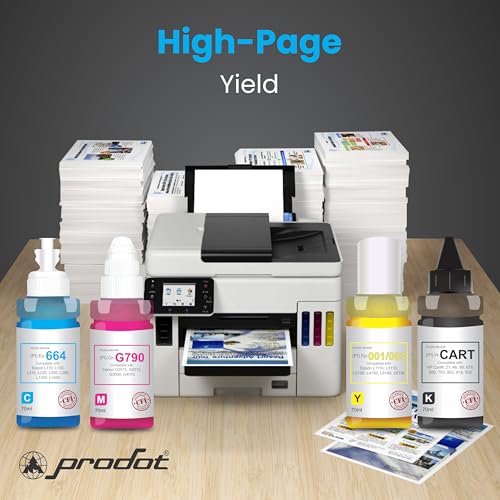 ProDot ProSeries Cn-G790 Inkjet Ink Refill Compatible with Canon Pixma G1000, G1010, G2000, G2010, G3000, G3010, G4000, G4010 Ink Tank Printers (70 ml, Cyan, Magenta, Yellow, Black, Black) - Image 5
