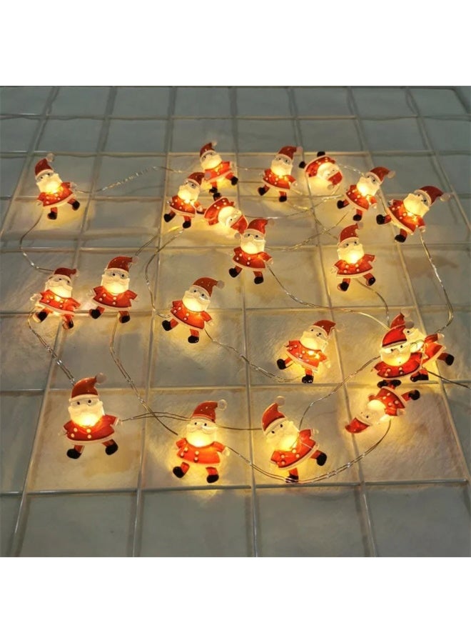 سيريا ليد كريسماس سانتا بابا نويل مصباح حبل سانتا مع اضاءة لعيد الميلاد 3 متر - Image 1