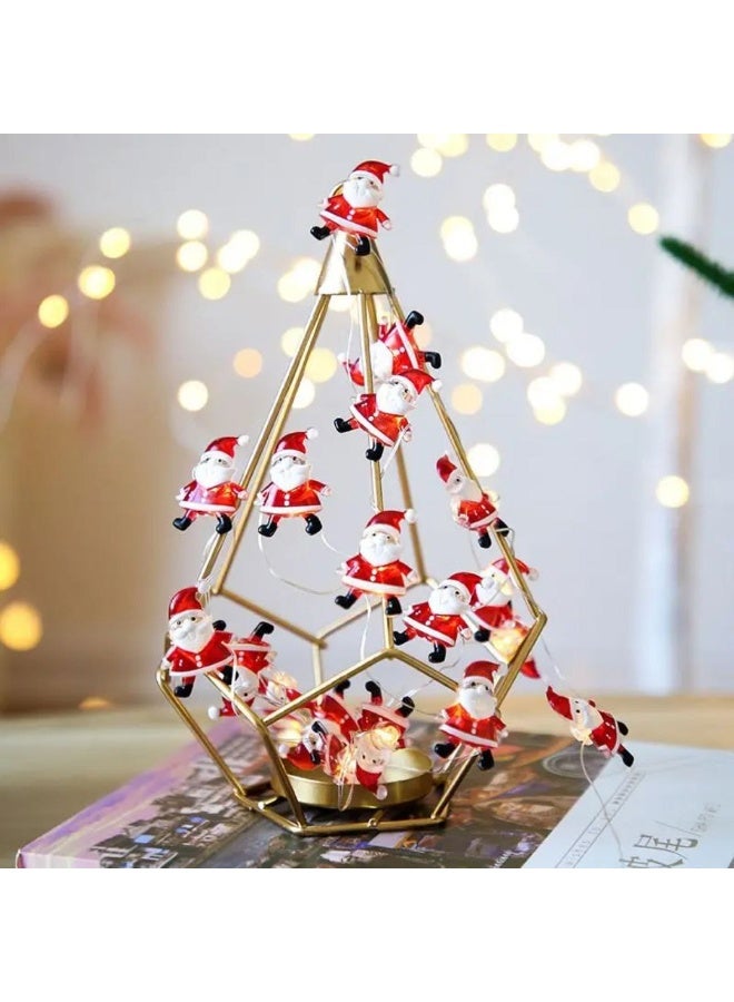 سيريا ليد كريسماس سانتا بابا نويل مصباح حبل سانتا مع اضاءة لعيد الميلاد 3 متر - Image 3