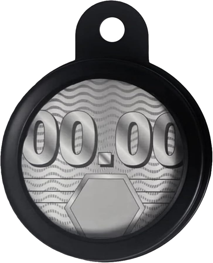 Black Metal Alloy Motorcycle Tax Disc Holder Card Hanger Label for Motorbike Scooter - Image 2