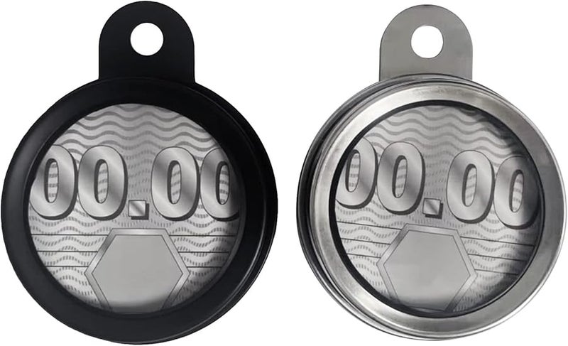 Black Metal Alloy Motorcycle Tax Disc Holder Card Hanger Label for Motorbike Scooter - Image 4