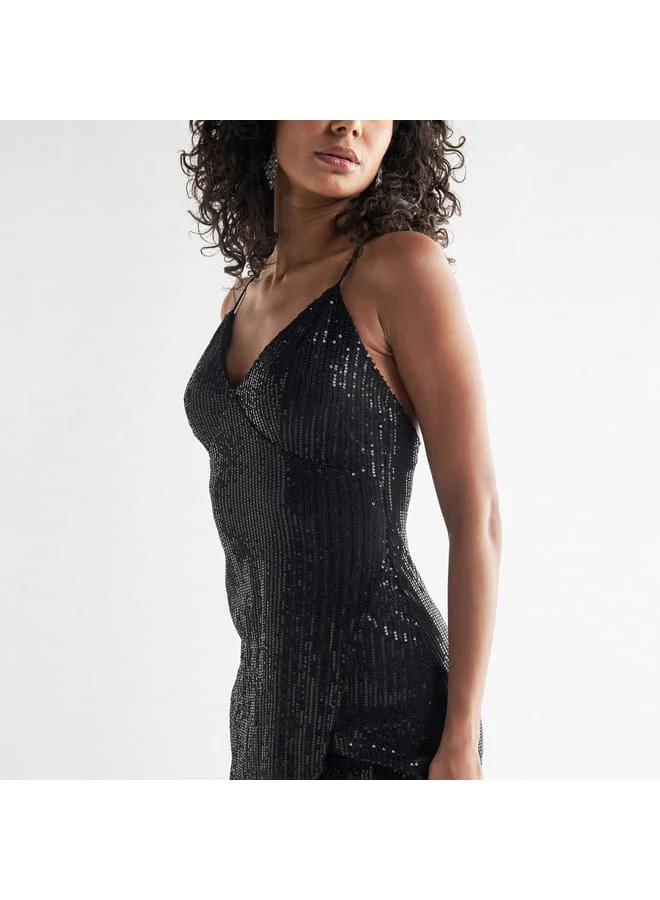 Splash FAV Sequin Asymmetric Dress