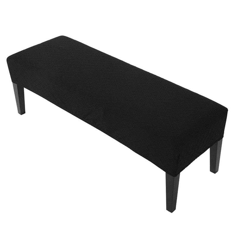 Balana Balana Jacquard Dining Room Bench Covers Stretch Spandex Upholstered Slipcover AntiDust Removable Washable Seat Protector for Living Room Kitchen 