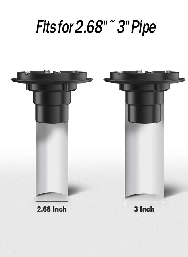راندم مصرف دش دائري عشوائي مصنوع من الفولاذ المقاوم للصدأ SUS304 مطلي بالذهب المصقول مقاس 4 بوصات مع قاعدة من البولي فينيل كلوريد قابلة للتعديل، ومصرف أرضية دش مع غطاء شبكي قابل للإزالة - Image 3
