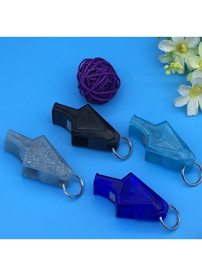 Generic Dolphin Nuclear-free Whistle Referee Special Whistle Coach Basketball Whistle Sports Whistle Direct Sales-Color:Crooked Triangle Black (send Six Accessories) - Image 3