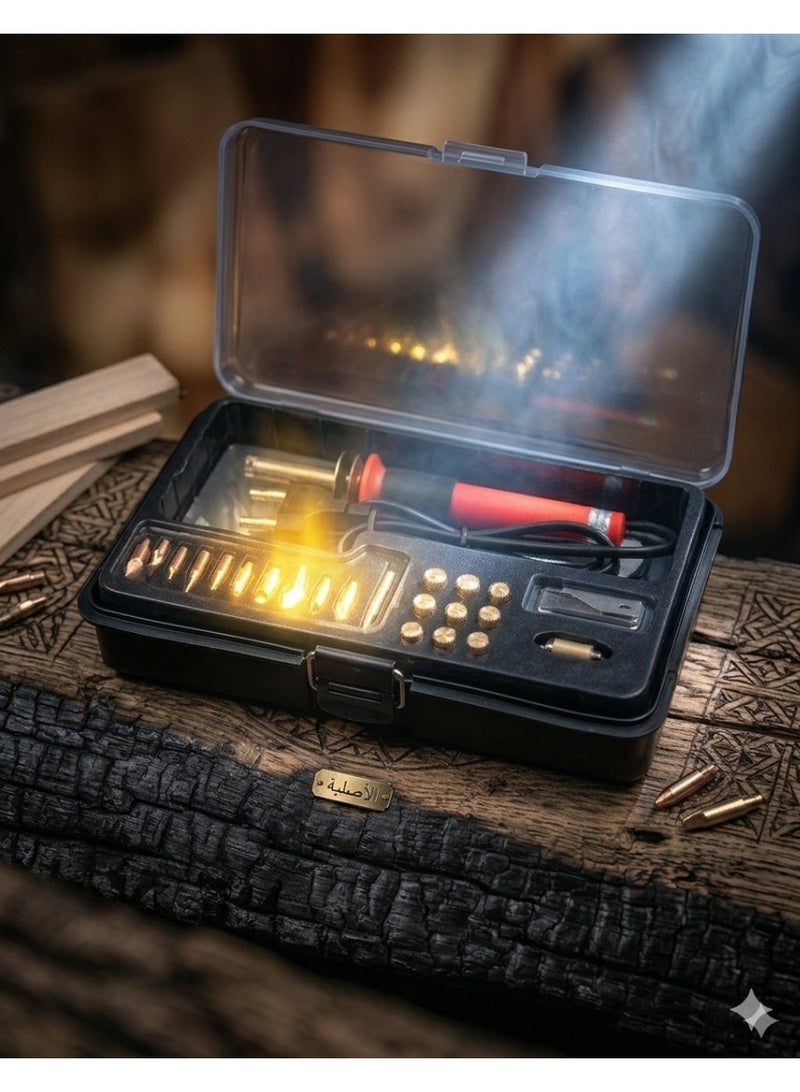 Wood and Leather Pyrography Pen with 23 Different Tips 30W - Image 5