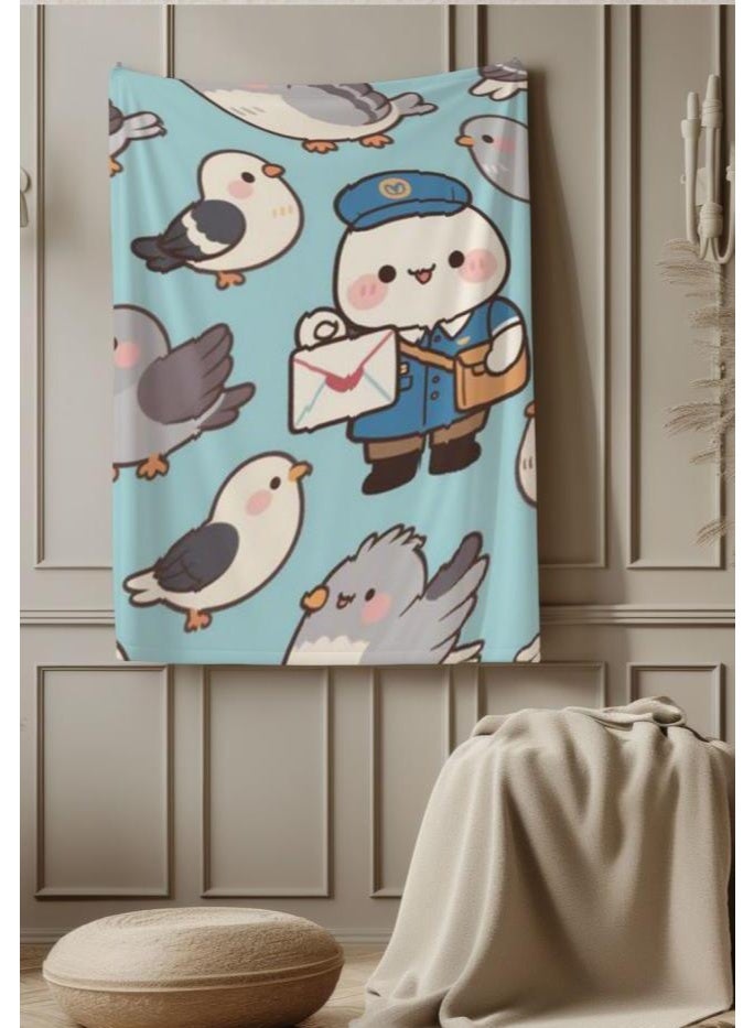 general Flannel thin blanket (warm and comfortable, suitable for sleep, gaming, dust removal and sandproof) 150cm*200cm - 396 - Image 1