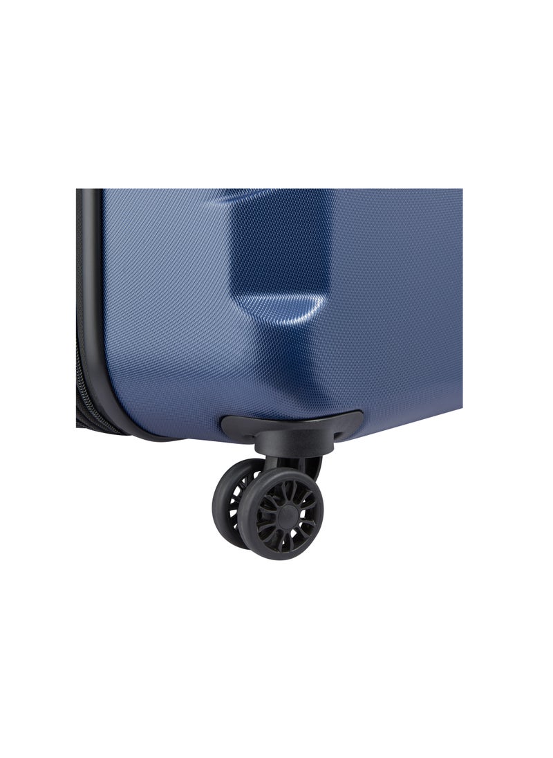 DELSEY Paris - Depart Hard 81cm Hardcase Expandable 4 Double Wheel Check-In Luggage Trolley Case Navy Blue - 00314583022 X9 - Image 1