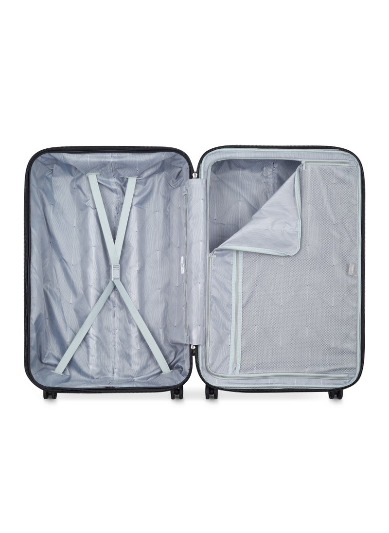 DELSEY Paris - Depart Hard 81cm Hardcase Expandable 4 Double Wheel Check-In Luggage Trolley Case Navy Blue - 00314583022 X9 - Image 1