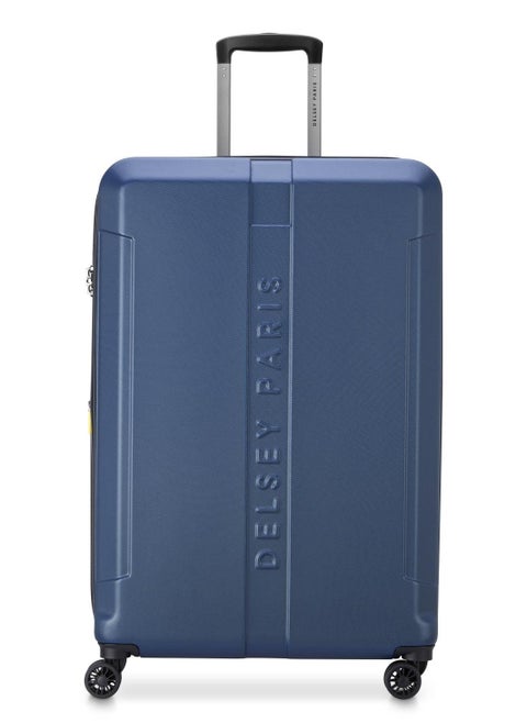 Depart Hard 81cm Hardcase Expandable 4 Double Wheel Check-In Luggage Trolley Case Navy Blue - 00314583022 X9