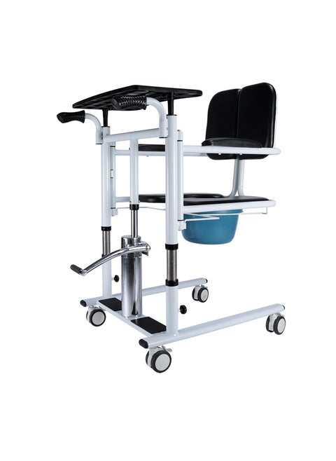 Wheelchair and lift for patient Wheeled shower chair for bathroom Shower toilet seat