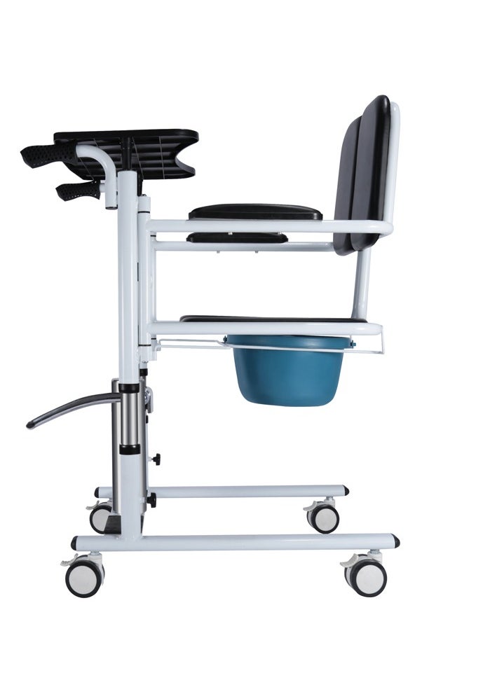 Wheelchair and lift for patient Wheeled shower chair for bathroom Shower toilet seat